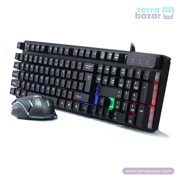 Genérica Linkon Teclado Gamer + Mouse Inalámbrico